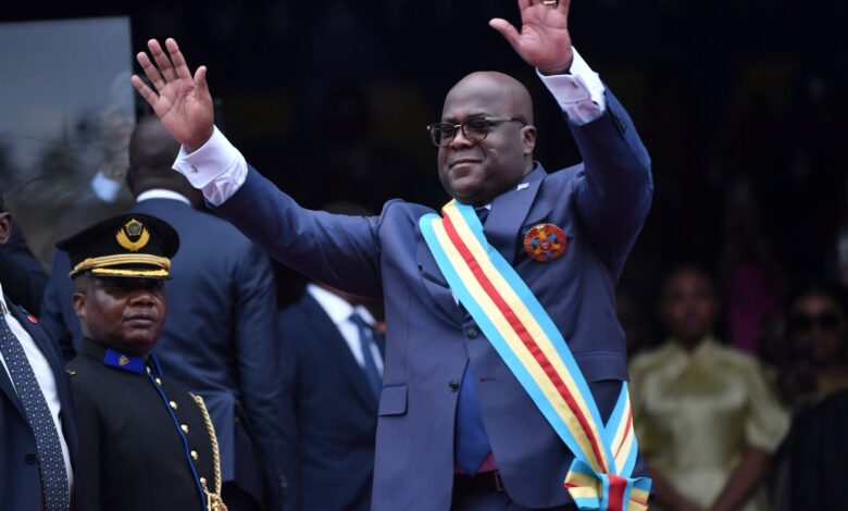 DR Congo’s President Tshisekedi sworn in for second term amid disputes
