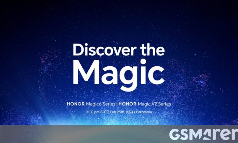 Magic 6 Series, Magic V2 RSR to debut at MWC, Honor confirms