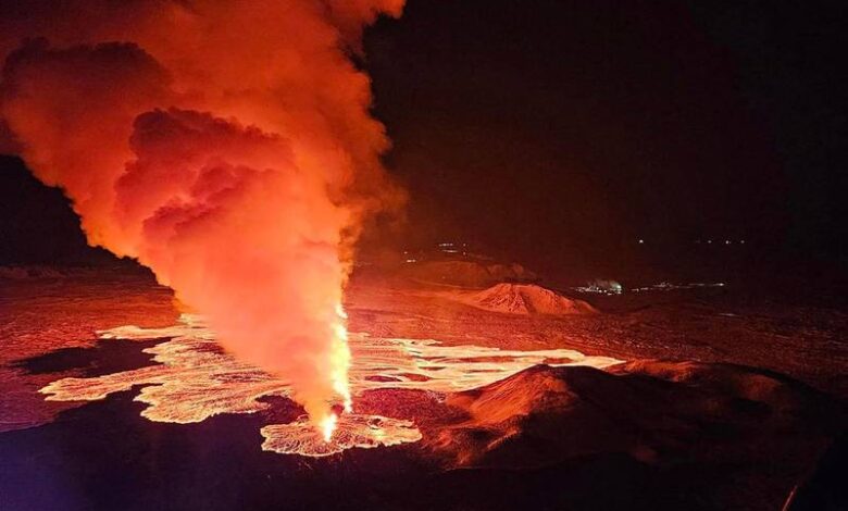 Today’s best photos: From a volcanic eruption in Iceland to Women’s Carnival in Germany