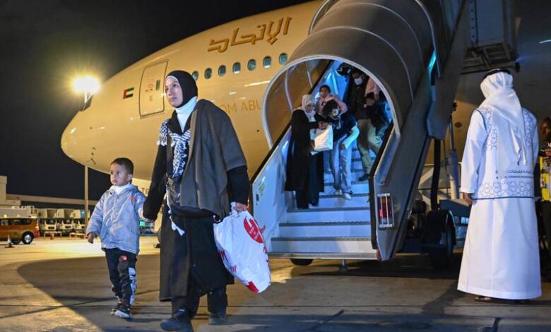 More Palestinian children and cancer patients arrive in UAE for urgent medical care