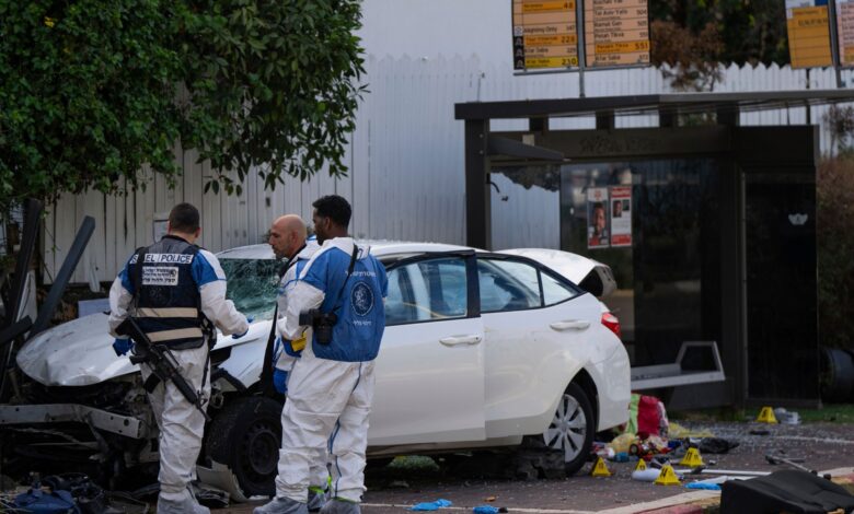 Israeli police investigate ‘terror attack’ near Tel Aviv