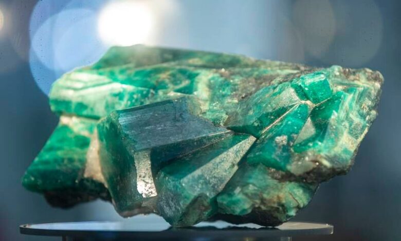 Prince of Kafubu, a colossal $2 million emerald, shines in Sharjah