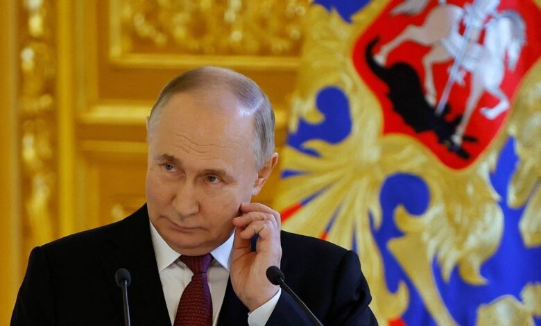 ‘Record falsification’: Kremlin critics decry vote won by Russia’s Putin