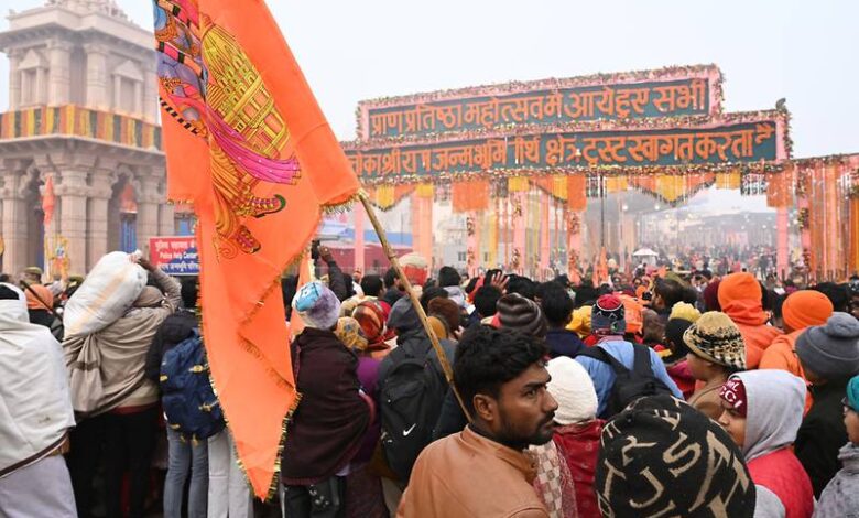 Ram Mandir: Tens of thousands of devotees visit new temple in India’s Ayodhya