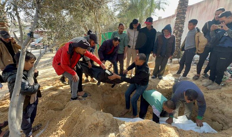 Gaza’s Al Nasser Hospital becomes site of mass graves as Israeli tanks besiege area