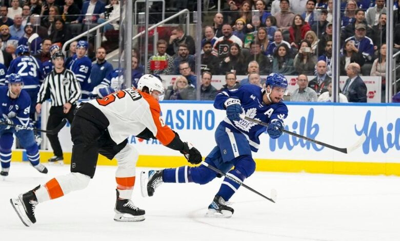 Auston Matthews 51 Goals Leads NHL And Maple Leafs Five Game Winning Streak Into Vegas