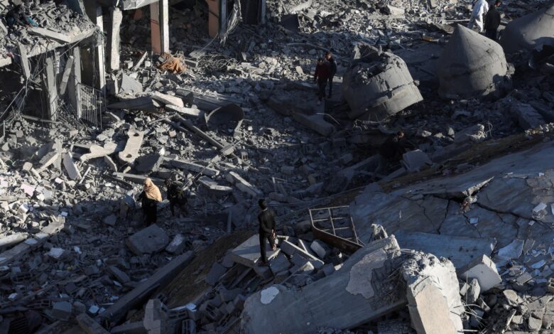 Rafah mosque flattened by Israeli airstrike