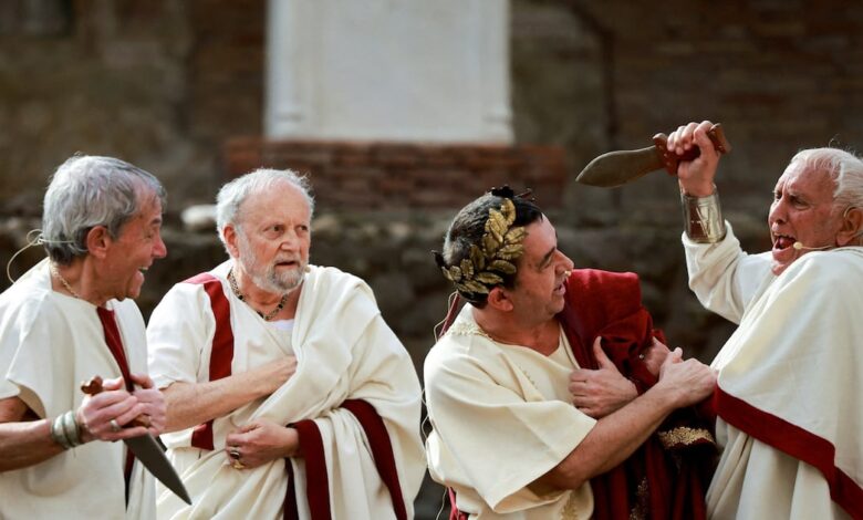 Today’s best photos: From an Ides of March re-enactment in Rome to a tornado in Ohio