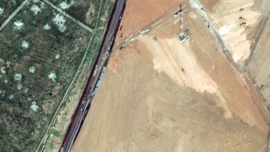 Satellite photos show construction on Egypt’s border with Gaza