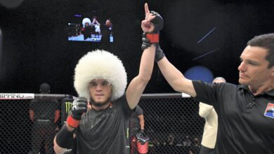 Umar Nurmagomedov shows solidarity with Gaza victims after UFC win
