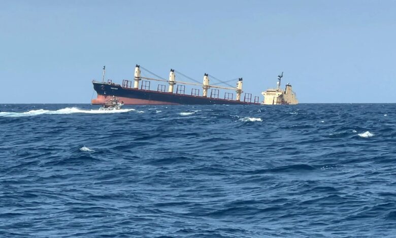 US military condemns Houthis after sinking of Rubymar ship in Red Sea