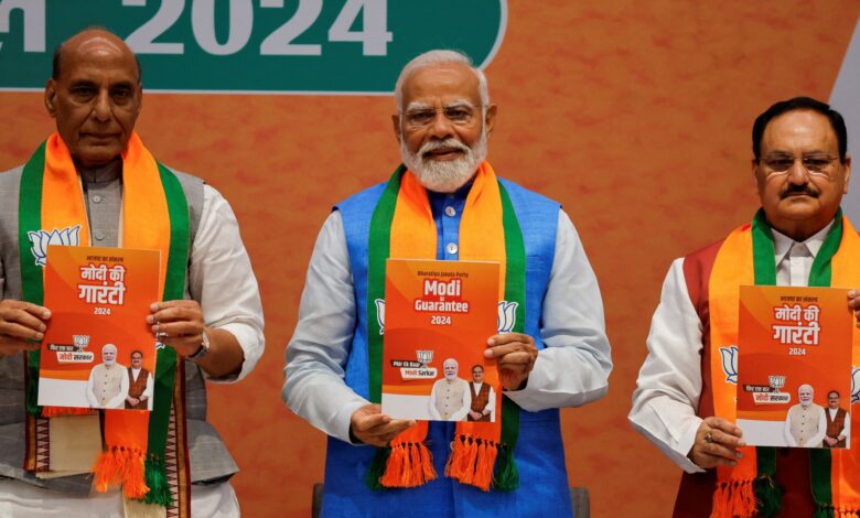 Modi’s BJP promises jobs, common civil code in manifesto for India election