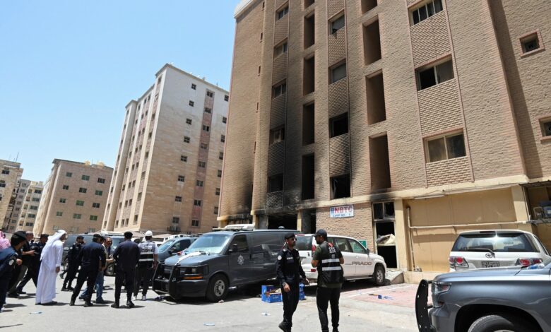 At least 35 dead in Kuwait building fire