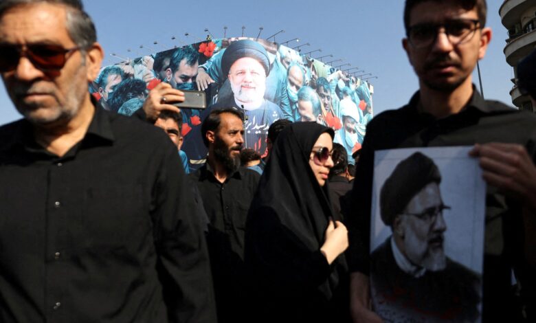 Thousands march in Iran to mourn Raisi on final day of funeral rites