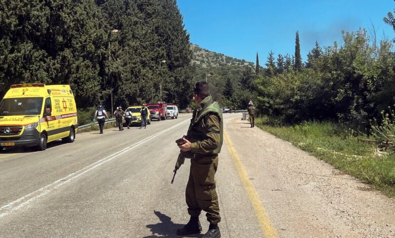 At least 13 wounded in Hezbollah strike on northern Israel