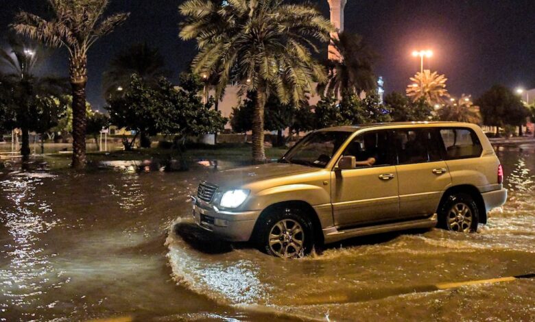Heavy rain and flash flood warnings sweep the Gulf, with Oman bearing brunt of wet weather