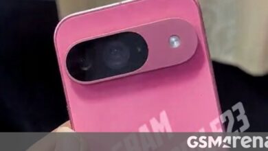 Pink Pixel 9 shows up in another video, this time it’s running