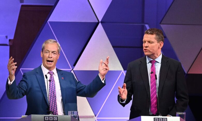 Bad-tempered clashes over immigration during general election debate