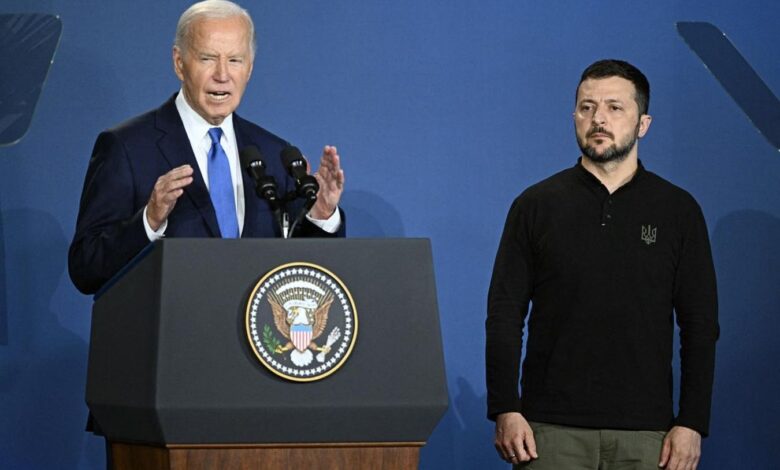 Biden Introduces Ukrainian President Zelensky As Putin At NATO Event