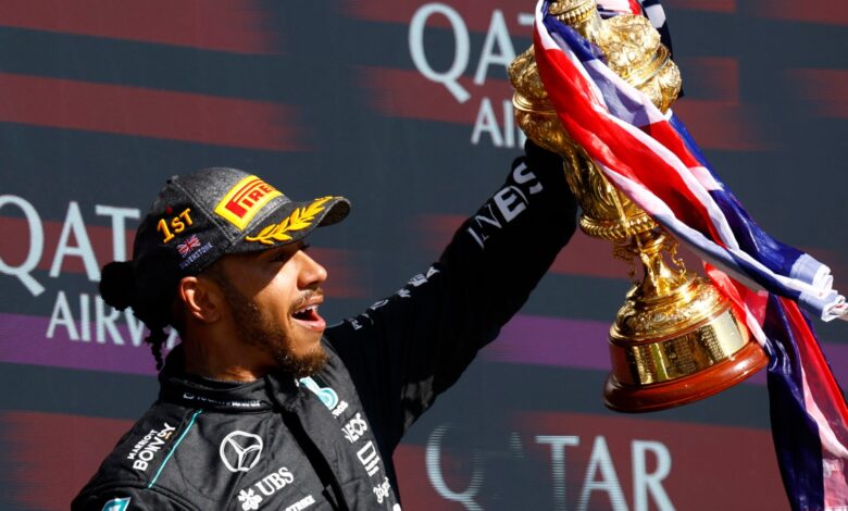 Formula One: Lewis Hamilton beats Max Verstappen to win British Grand Prix