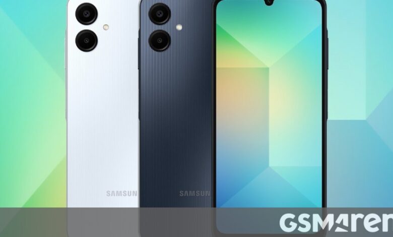 Leaked Samsung Galaxy A06 images show a familiar design