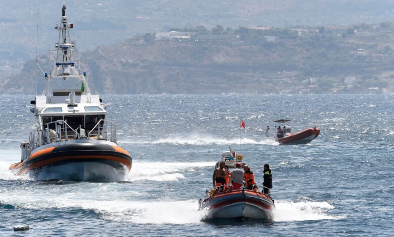 Divers search Sicily yacht wreck with UK tech boss among the six missing