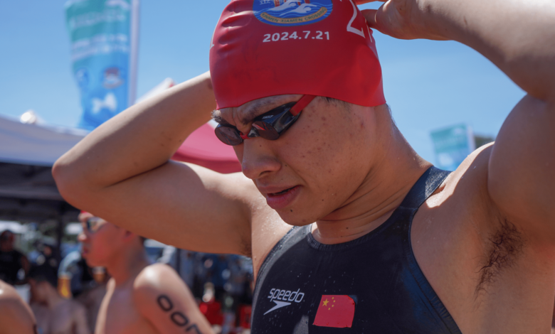 In troubled Taiwan China waters, a swimming race provides rare hope