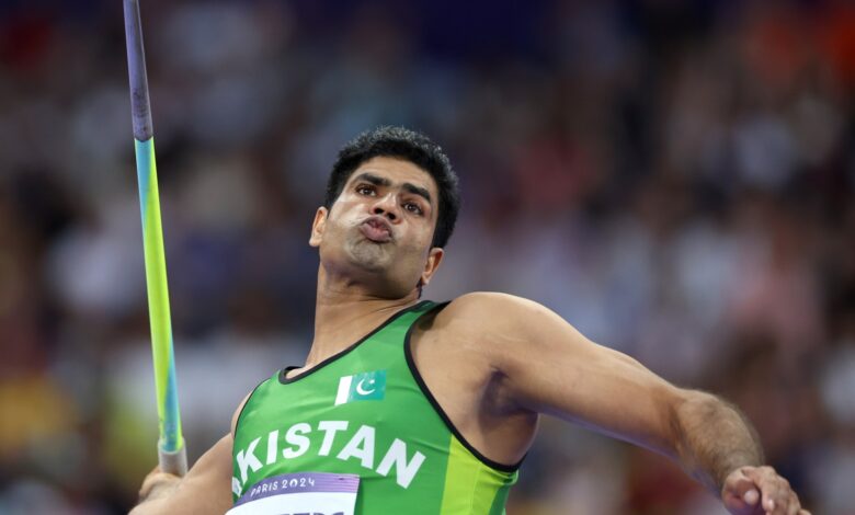 Pakistan’s Arshad Nadeem beats Neeraj Chopra to win Olympic gold in javelin