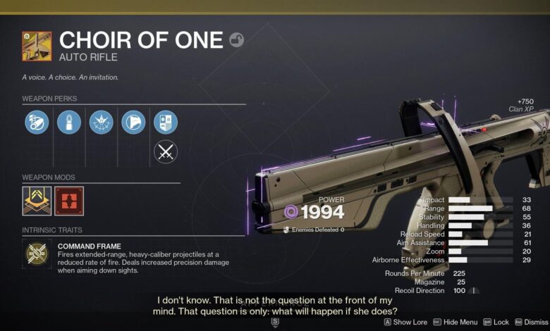 ‘Destiny 2’ Will Nerf Its Most Fun New Exotic Weapon